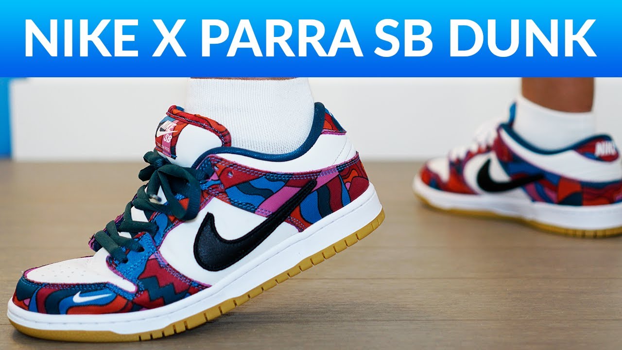 Een evenement Aardappelen Dijk Better in person! Parra SB Dunk Low Pro "Abstract Art" Review and Onfeet -  YouTube