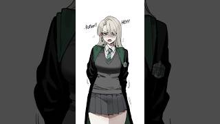 She SWEARS she hates him... but look at her face! 😳💚| Harry COMIC DUB