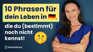 Diese Ausdrücke brauchst du täglich I Deutsch lernen b2, c1