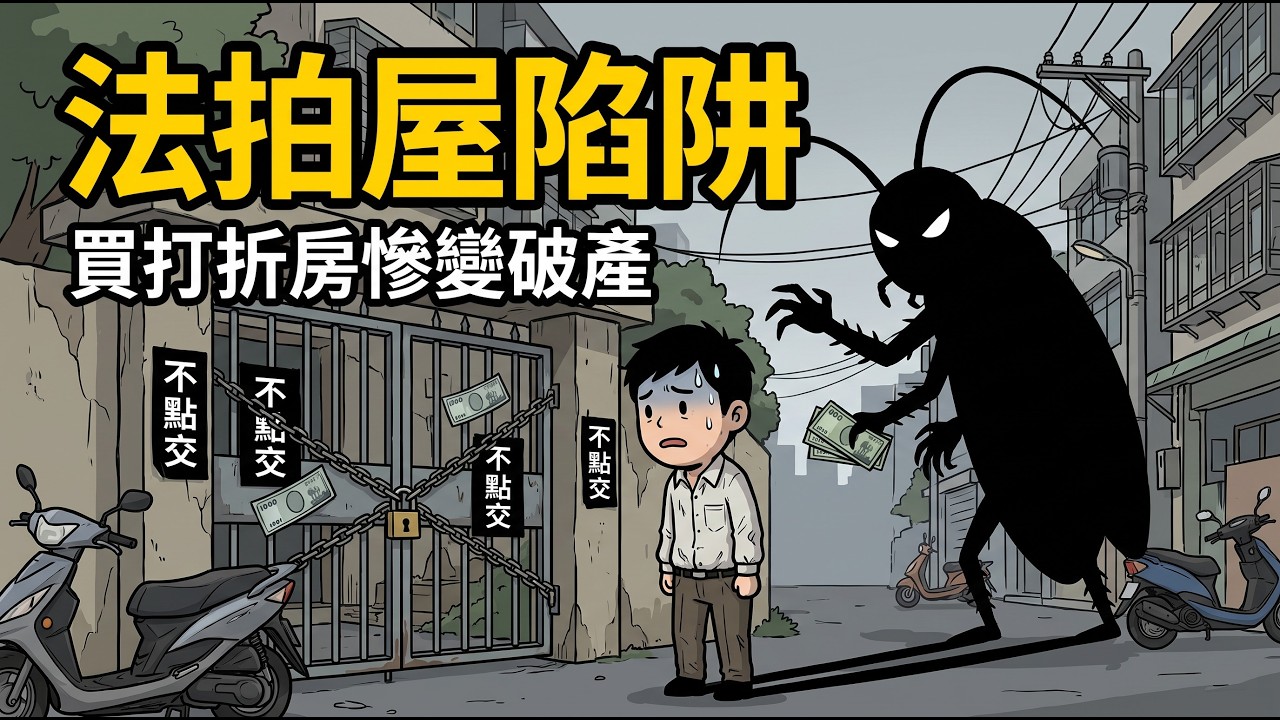 買法拍屋真的能打折撿便宜?拆解「不點交+代墊高息+隱形搬遷費」,看懂法拍屋交易背後的真實資金門檻! 縮圖