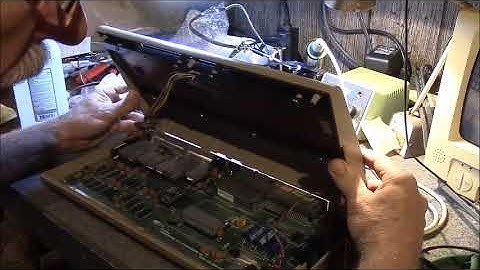 How to fix a  Commodore 64 part 2 keyboard troubleshooting, how to repair circuit bad  board traces