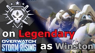 Overwatch - Legendary Victory in Storm Rising as Winston