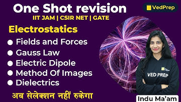 Electrostatics Physics IIT JAM | CSIR NET | GATE | Quick Revision One Shot | VedPrep Physics Academy