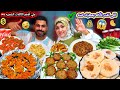 تحدى اكل أفخم سفره للأكلات الشعبيه فول فلافل ليه بيحصل كده 