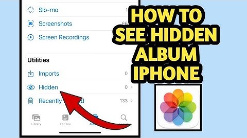How To Find Hidden Album iphone (How To see hidden photos iPhone) UPDATED