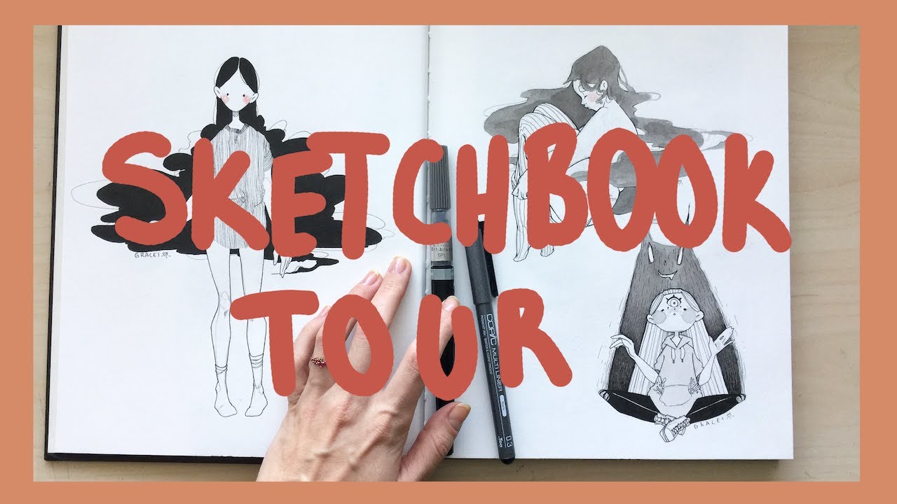 Inktober 2018 Sketchbook Tour | How to Deal with Failure in Art 😔