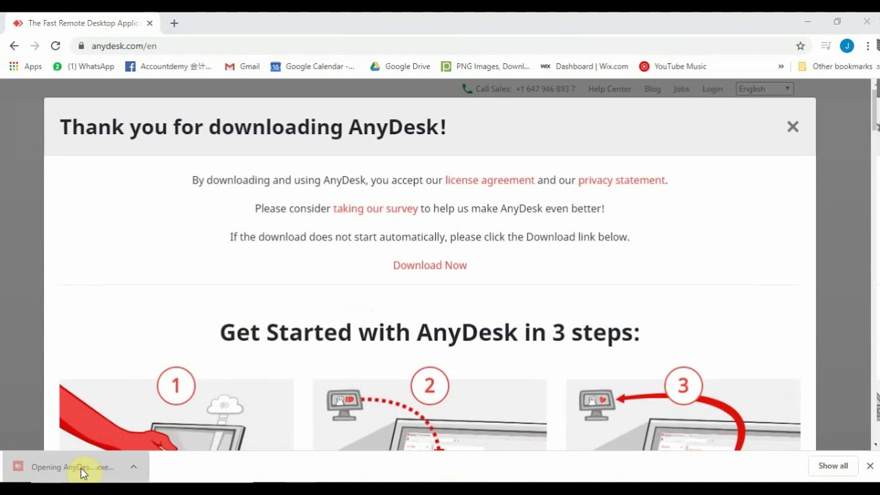 install anydesk software