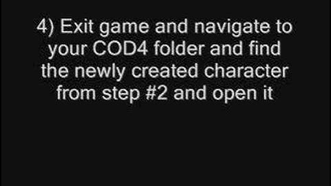 CALL OF DUTY 4 PC GAME ...5 MINUTE RANK HACK TUTORIAL