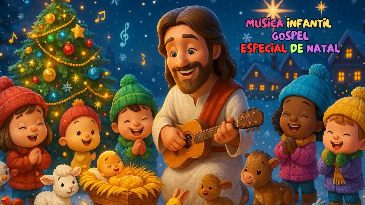 Vem Chegando O Natal | Música Infantil Gospel de Natal | Histórias ...
