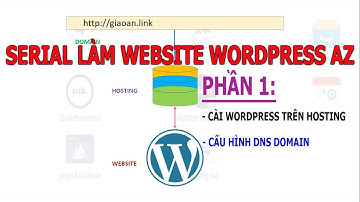 Serial làm website wordpress a z Phần 1 Domain Hosting cài đặt mã nguồn wordpress