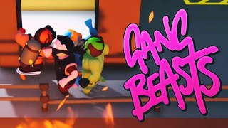 Beating MORE TEAMERS (1V3)+ | Gang Beasts Montage
