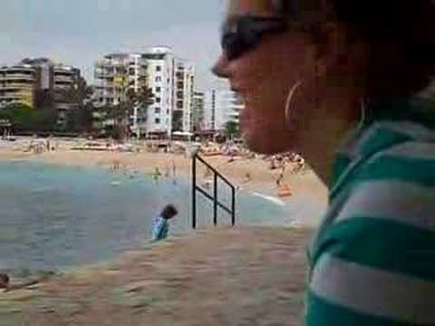 bianca in het water lloret de mar