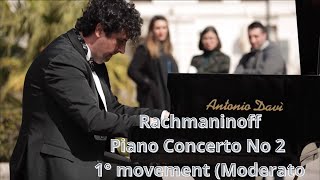 Rachmaninoff Piano Concerto No 2 Antonio Davì  1°Movement (Moderato)   🌄 Film Concert in Sicily