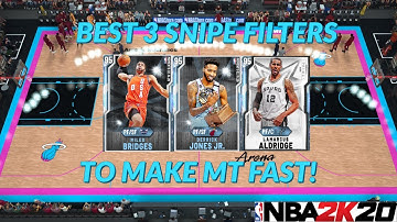 BEST 3 SNIPE FILTERS TO MAKE MT RIGHT NOW! | NBA 2K20 MyTEAM