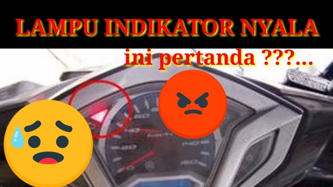 Arti lampu indikator Vario  nyala  ini tanda tanda mesin 