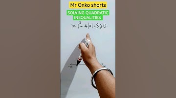 Solving linear inequalities with modulus concept🔥 #yt #linearinequalities  #modulus @MrOnkoshorts