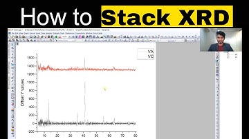 How to plot Multiple XRD data using origin | how to stack multiple XRDs