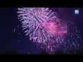 fireworks with patriotic music soundtrack by us military bands