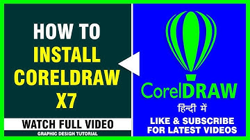 How to Install Corel Draw X7 in Hindi   |  by Trending Skills
