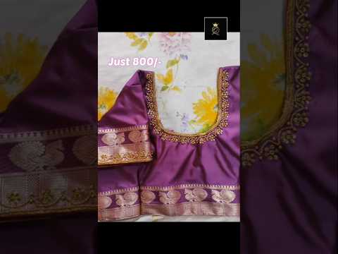Purple Aariwork 💜✨ #aariwork #priyadesigns #purple #trendingshorts