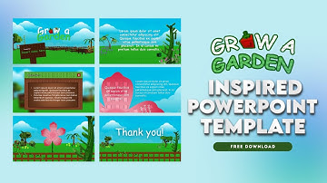 ROBLOX GROW A GARDEN INSPIRED POWERPOINT TEMPLATE (Free Download) | John Mark Nieva