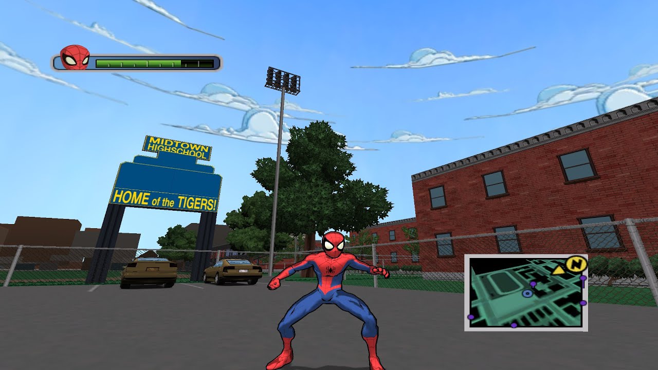 Ultimate Spider-Man free roam - Spectacular Spider-Man Suit Mod - YouTube