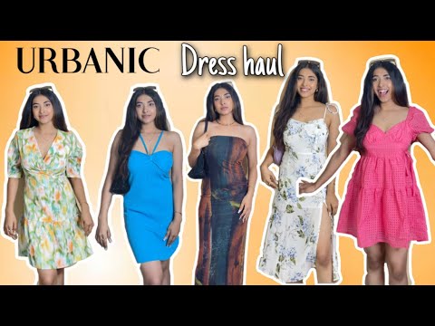 Trendy Urbanic dress haul India | Birthday dress haul Summer | Try-on haul Urbanic blazer, dresses