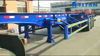 Tri Axle Container Chassis Trailer For Sale
