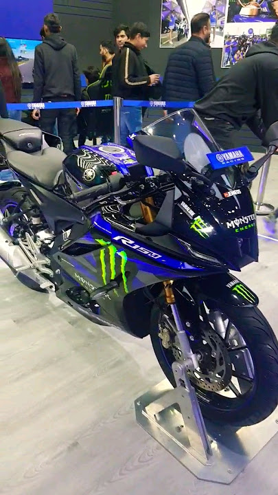 Yamaha R15M Monster Edition | Bharat Mobility Global Expo 2024 #trending#viral#yamaha#r15#monster