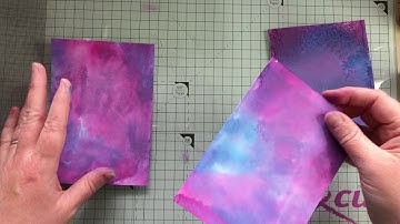 Card with Distress Oxide Sprays background