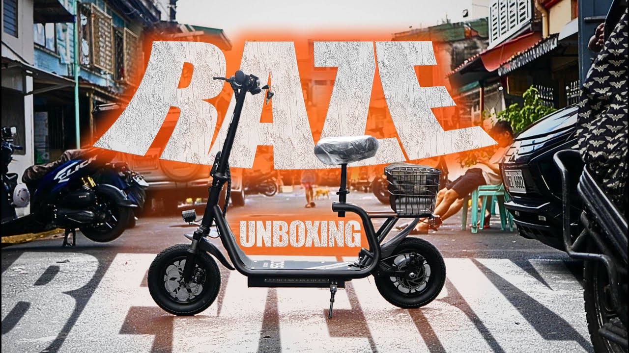 RAZE BEVERLY ELECTRIC SCOOTER UNBOXING! - YouTube