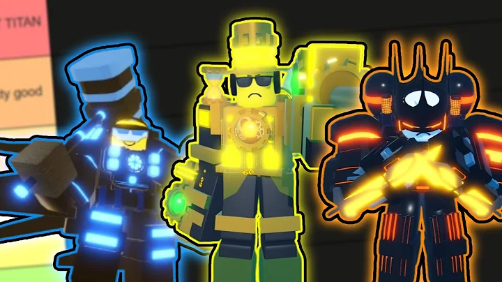 I ranked every single special titan.. Who's the best? (Noob experiment battlefront) | roblox