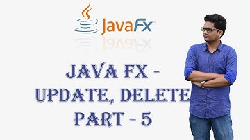 JavaFX Update, Delete Data Using MYSQL and Xampp| ProgSoftMR | JAVAFX Part 2