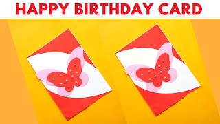 Butterfly Pop Up Birthday Card | Handmade Birthday Card Idea