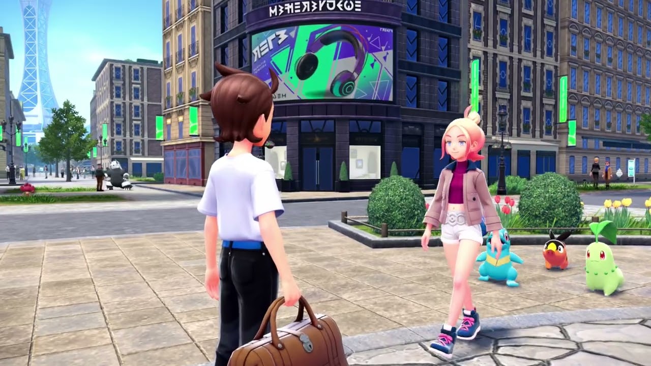 Pokemons in Paris (playing ZA for the first time)