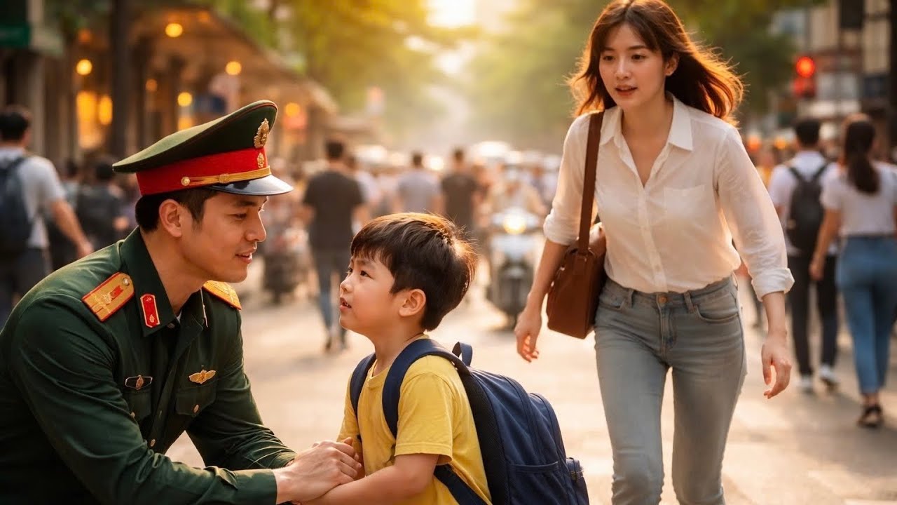 Giúp 1 Cậu Bé Bị Lạc Mẹ Trên Đường-Chàng Trung Tá Sững Người Khi Biết Mẹ Cậu Bé Là Vợ Cũ Của Mình