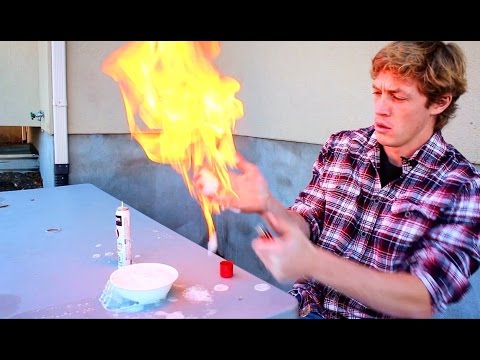 How to Make Fire Bubbles!