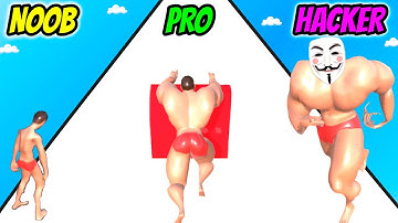 Muscle Race 3D - NOOB vs PRO vs HACKER