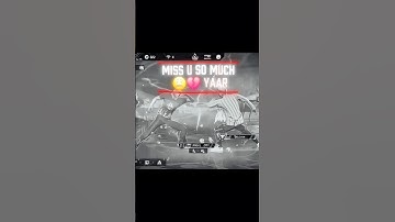 Always Miss U So Much Mere Bhai. 🫂✨️ #shortsfeed #trending #freefire