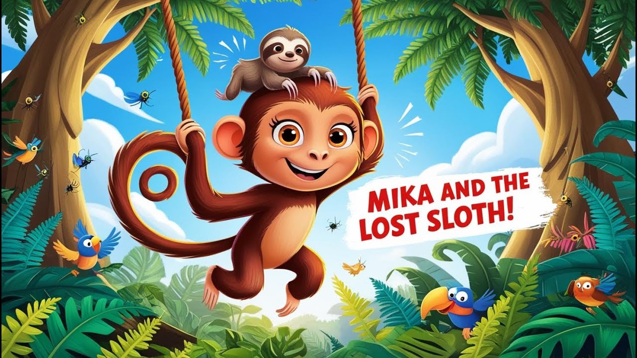 Mika the Monkey’s Jungle Adventure | A Heartwarming Animal Story for ...