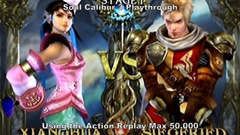 Soul Calibur 3 Xianghua Playthrough using the Action Replay Max 50,000 cheat codes for Ps2 :D #Ps2