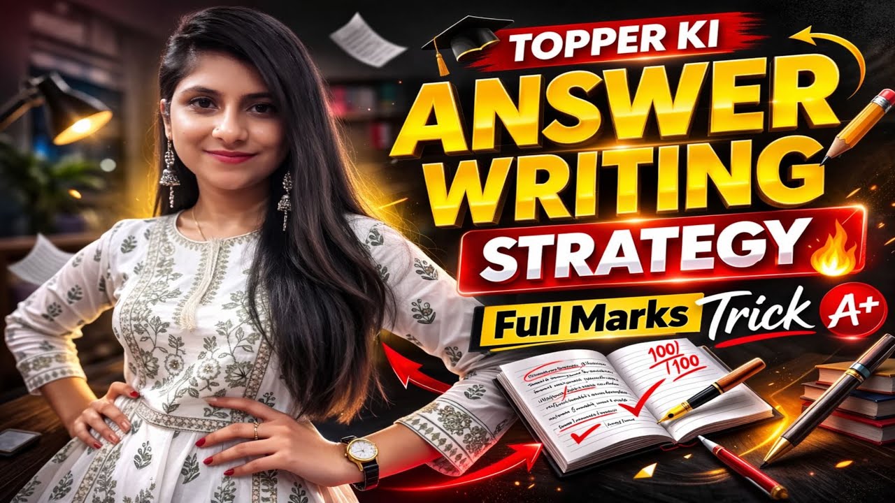 Topper Ki Answer Writing Strategy 🔥 Examiner Ko Impress Karo