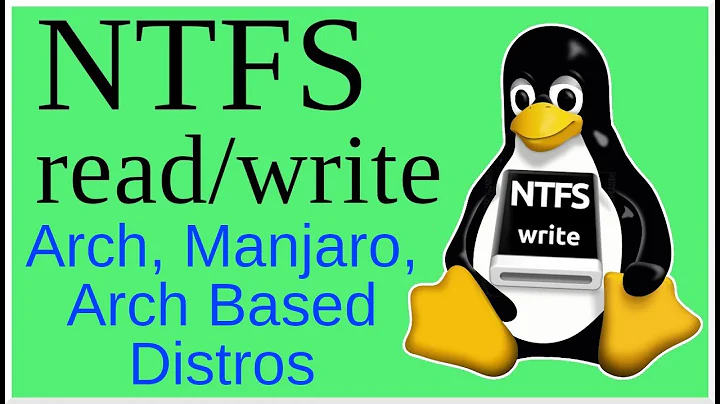 Arch Read Only Problem On NTFS | Enable Write Permission on NTFS | Linux: NTFS file system support