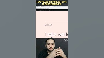 How to add Publish Date in the Blog Post Url #shorts #wordpress