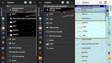 X-plore (-by Lonely Cat Games) - free offline file manager app for Android.