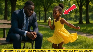 Little girl gave Her  ice cream and danced for a sad billionaire  unaware that he is his billionaire
