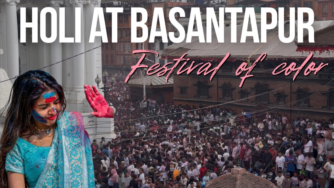 Holi at Basantapur, Kathmandu | Festival of Color | @mr.markar1030 |