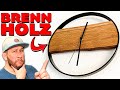 DIY DESIGNER UHR aus BRENNHOLZ - so einfach und günstig gehts
