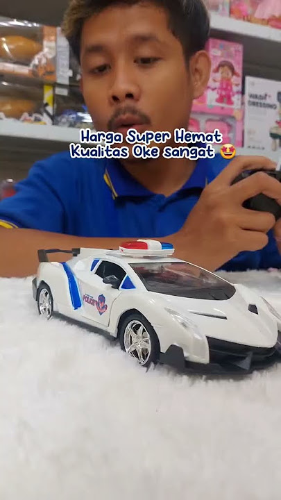 Mobil remot polisi super keren!! #shorts #short