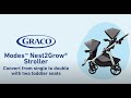 How to Convert Your Graco® Modes™ Nest2Grow® Travel System to a Double Toddler Stroller